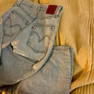 Levi’s Ribcage wide leg denim